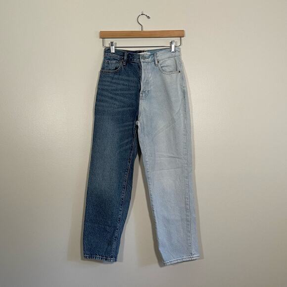 Pacsun • Two Tone High Rise Straight Jeans - Picture 1 of 8